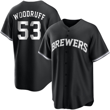 Nike Milwaukee Brewers Brandon Woodruff Replica Home Jersey - Cream - MODA3