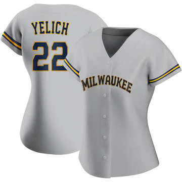 Youth Majestic Milwaukee Brewers Christian Yelich Replica Green Salute to  Service Jersey