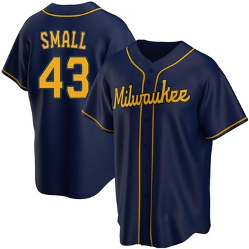 Ethan Small Women's Nike Cream Milwaukee Brewers Home Replica Custom Jersey Size: Medium