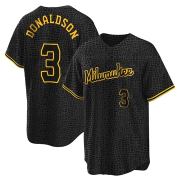 SALE!!! Welcome Josh Donaldson #3 Milwaukee Brewers Name & Number T shirt  S_5XL