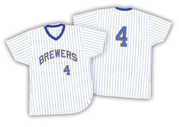 PAUL MOLITOR Milwaukee Brewers 1984 Majestic Cooperstown Throwback Away  Jersey - Custom Throwback Jerseys