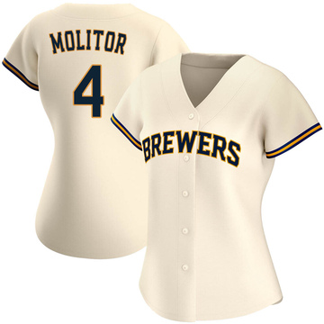 Sal Frelick Milwaukee Brewers Nike Home Replica Player Jersey - Cream