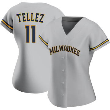 Nike Rowdy Tellez White Milwaukee Brewers Replica Player Jersey At  Nordstrom in Metallic for Men