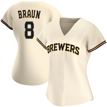 Ryan Braun 2020 Team-Issued Home Cream Jersey (Authenticated 09/14/20 Gm1 -  Game-Tying RBI Double)