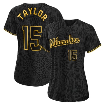 Tyrone Taylor Men's Nike White Milwaukee Brewers Alternate Replica Custom Jersey Size: Extra Large